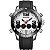 Relógio Masculino Weide AnaDigi WH-3405 - Preto, Prata e Branco - Imagem 1