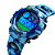 Relógio Infantil Menino Skmei Digital 1547 - Azul Camuflado - Imagem 3