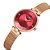 Relógio Feminino Curren Analógico C9031L - Rose e Vermelho - Imagem 2
