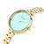 Relógio Feminino Curren Analógico C9043L - Dourado e Azul - Imagem 2