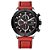 Relógio Masculino Curren Analógico 8308 - Preto e Vermelho - Imagem 1