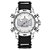 Relógio Masculino Weide AnaDigi WH-6910 - Prata e Branco - Imagem 3