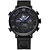 Relógio Masculino Weide AnaDigi WH-6106 - Preto e Azul - Imagem 1