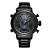 Relógio Masculino Weide AnaDigi WH-6905 - Preto e Azul - Imagem 1