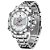 Relógio Masculino Weide AnaDigi WH-6910 - Prata e Branco - Imagem 3