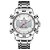 Relógio Masculino Weide AnaDigi WH-6910 - Prata e Branco - Imagem 1