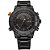 Relógio Masculino Weide AnaDigi WH-6108 - Preto e Laranja - Imagem 1