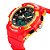Relógio Masculino Weide AnaDigi Wa3J8008 - Vermelho e Dourado - Imagem 2