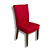Capa para Cadeira Universal 100% Poliéster Vermelho - Imagem 2