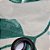 Cortina Estampada 2,60 x 4,00m Bege com Verde Belle Star - Imagem 3