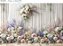 Fundo Fotográfico Sublimado 3D Floral - Imagem 1