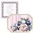 Kit 6 Supla+ Guardanapo+ Jogo Americano Decoração Mesa Posta Floral Listrado - Imagem 3
