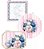 Kit 6 Supla+ Guardanapo+ Jogo Americano Decoração Mesa Posta Floral Listrado - Imagem 1