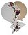 Suplat 8 Capas + 8 Bases Mdf + 8 Guardanapos Floral Estampa 6 - Imagem 3