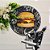 Suplat 8 Capas + 8 Bases Mdf + 8 Guardanapos Hamburguer Estampa 8 - Imagem 1