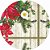 Suplat 8 Capas + 8 Bases Mdf + 8 Guardanapos Floral Estampa Natal - Imagem 2