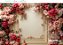 Fundo Fotográfico Boiserie Flores - Imagem 1