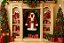 Fundo Fotográfico Guarda Roupa Papai Noel - Imagem 1