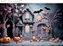 Fundo Fotográfico Casa Halloween Suave - Imagem 1