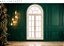 Fundo Porta Luzes Boiserie Verde Elegante - Imagem 1