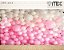 Fundo Fotográfico em tecido cenário balões rosa - Imagem 2