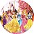 Painel redondo princesas - Imagem 1