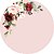 Painel redondo floral - Imagem 1