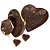 Coração Trufado de Chocolate 44% Cacau ao Leite c/ Pistache - 150g - Imagem 2
