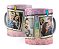 Caneca Personalizada Com 3 Fotos 325 Ml De Porcelana - Imagem 1