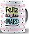 Caneca Feliz Dia Das Mães 325 Ml De Porcelana - Imagem 2