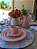 Sousplat para Mesa Posta xadrez colorido - kit com 4 unidades - Imagem 1