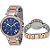 Relógio Feminino Michael Kors MK6141 Prata Rose Fundo Azul - Imagem 3