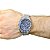 Relógio Masculino Empório Armani AR6072 Prata Fundo Azul - Imagem 2