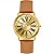 Relógio Feminino Guess W1068L4 Couro Bege - Imagem 1