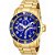 Relógio Masculino invicta Pro Diver 15342 Dourado Fundo Azul - Imagem 1