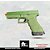 PISTOLA AIRSOFT GBB - G17 GLOCK VERDE - WE - Imagem 2