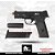 PISTOLA AIRSOFT BLACK LEOPARD EYE BLE ALPHA BLOWBACK - ICS - Imagem 2