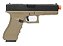 PISTOLA AIRSOFT TAN GBB GLOCK 18 FULL -  WE - Imagem 1