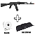 RIFLE DE AIRSOFT AEG AK74 NEPTUNE - ROSSI 6MM - Imagem 1