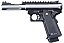PISTOLA DE AIRSOFT GBB GALAXY HI-CAPA SERIES PREMIUM S SLIDE R BLOWBACK0 SILVER - WE - Imagem 1