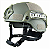 Capacete Tatico Militar Verde - Imagem 1