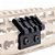 TRILHO ANGULAR 45° - 5cm COMPR. P/ KEYMOD - Imagem 1