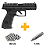 PISTOLA DE PRESSÃO AIRGUN APX BERETTA 4,5mm - UMAREX - Imagem 1