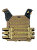 COLETE PLATE CARRIER DUALTONE (PRETO COM TAN) - CALIBRE .50 - Imagem 2