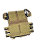 COLETE PLATE CARRIER DUALTONE (PRETO COM TAN) - CALIBRE .50 - Imagem 3