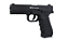 Pistola de Pressão CO2 Rossi R19 Slide Metal Blowback 4,5 mm + Esferas de Aço + Alvo - Imagem 2