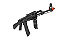 Rifle de Airsoft Elétrico AK Rossi Sentinel Tactical 6 mm + Bateria + Carregador + Alvo - Imagem 3