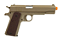 Pistola de Pressão KWC 1911 Mola TAN 6 mm + Alvo - Imagem 1