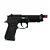 Pistola Airsoft GBB Beretta M92 TAG Savage Full Metal e Full Auto - Imagem 1