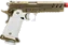 Pistola Airsoft Green Gás Rossi Shadow White Blowback 6mm - Imagem 1